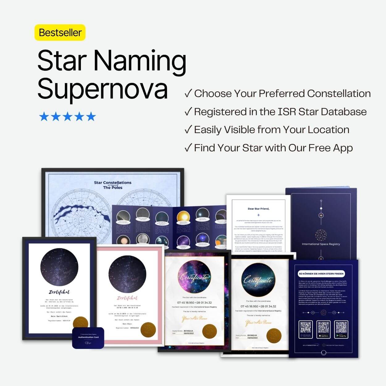 Name a Star Supernova Package